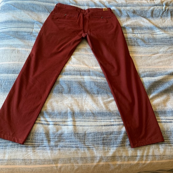 TR PREMIUM BERGUNDY PANTS SIZE 32 - Picture 3 of 3